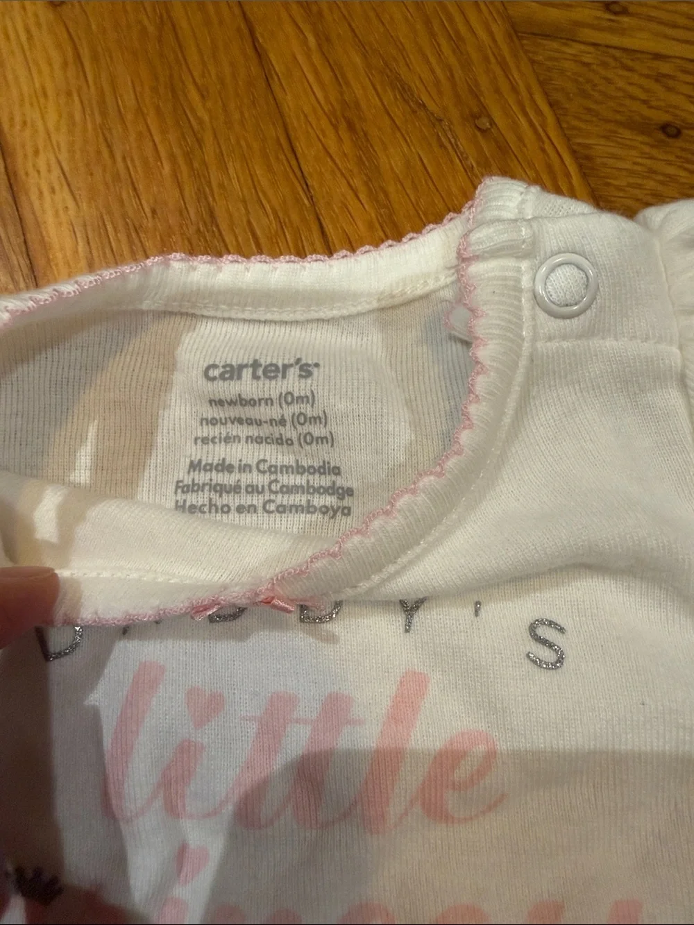 2 pieces Carters long sleeves and short sleeves onesies set
